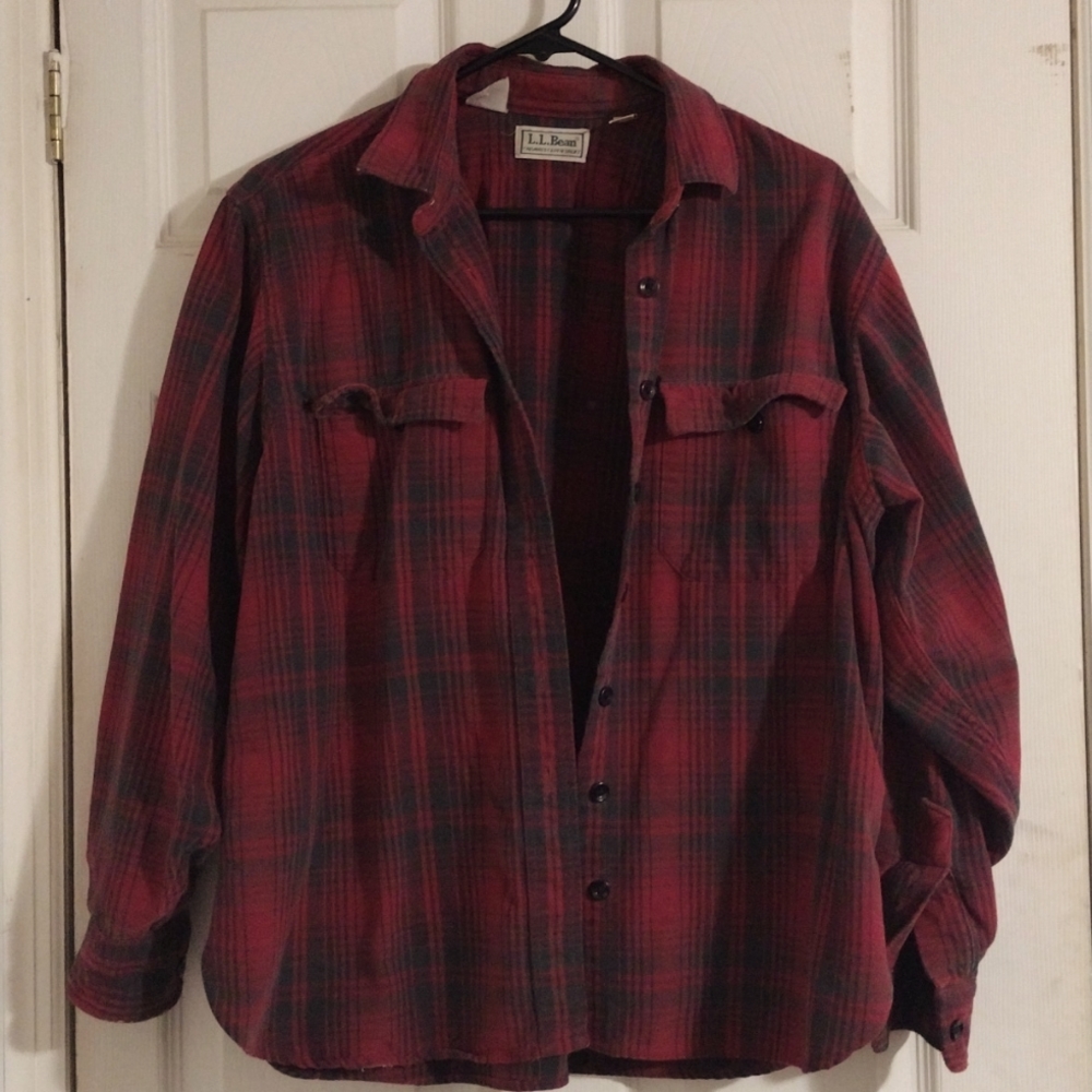 Vintage L. L. Bean chamois cloth shirt